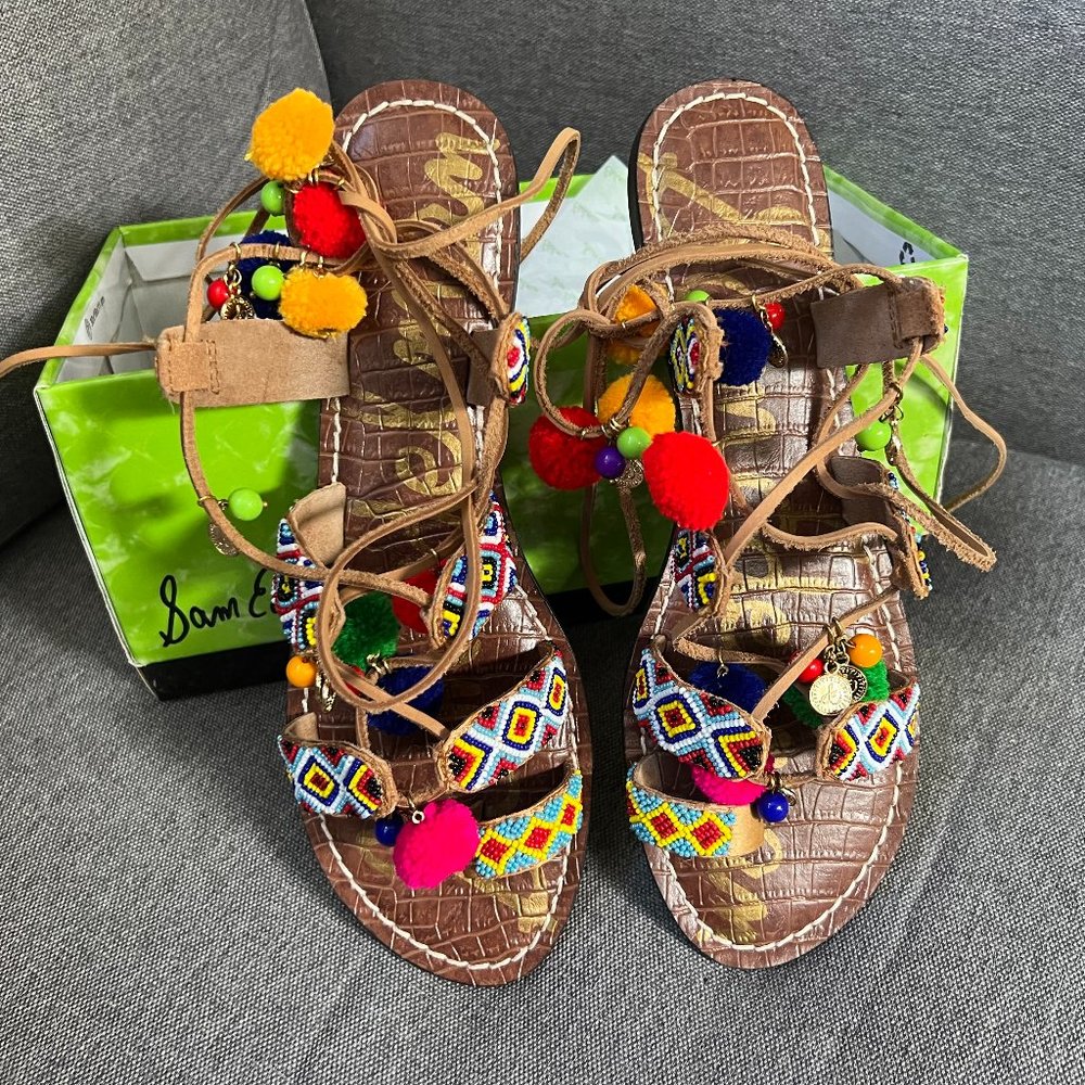 Sam Edelman Lisabeth Multi Lea W11 Like-New